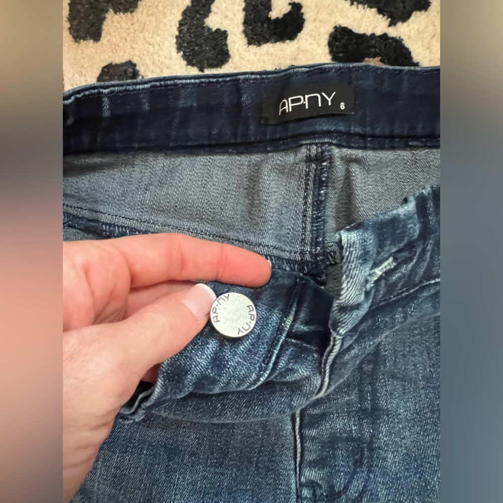 Ap.ny  fringe hem capri pants - Picture 3 of 5